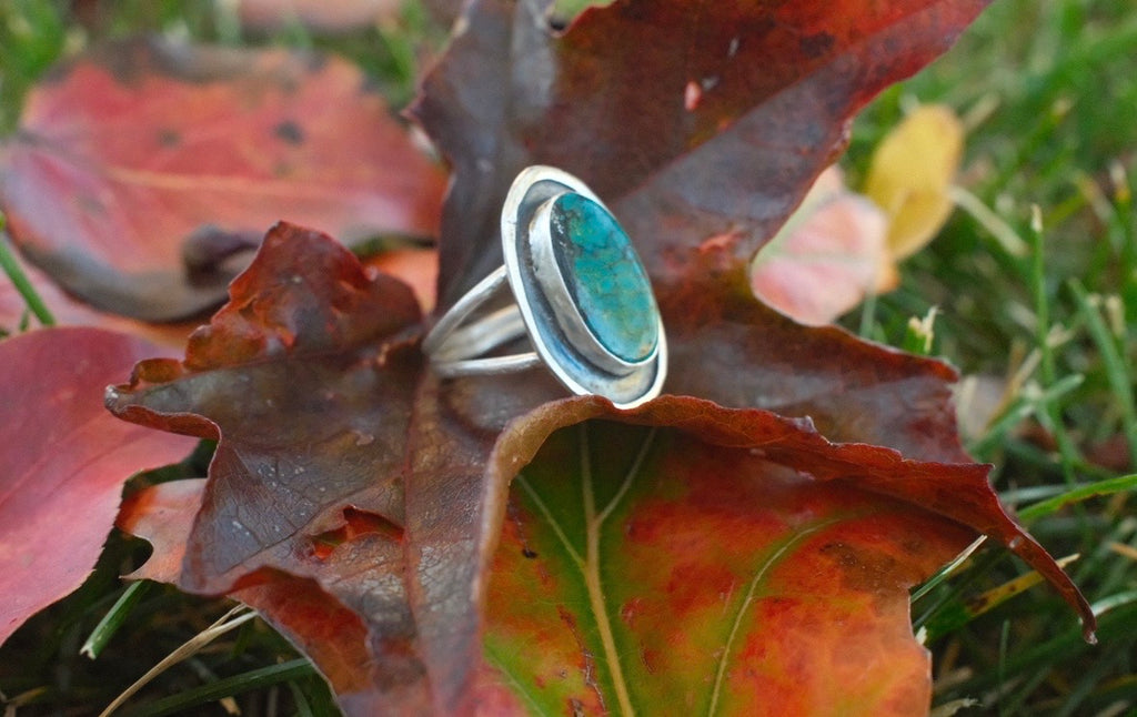 Pilot Mountain Turquoise Ring